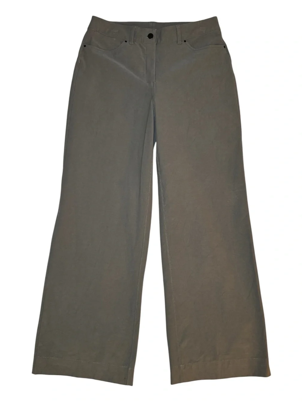 Lululemon City Sleek 5 Pocket Wide-Leg High-Rise Pant Olive/Green Size 30 LW5ENJ